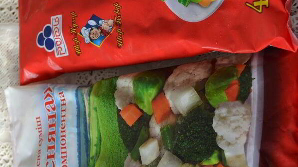 весенний суп с замороженными овощами и рисом