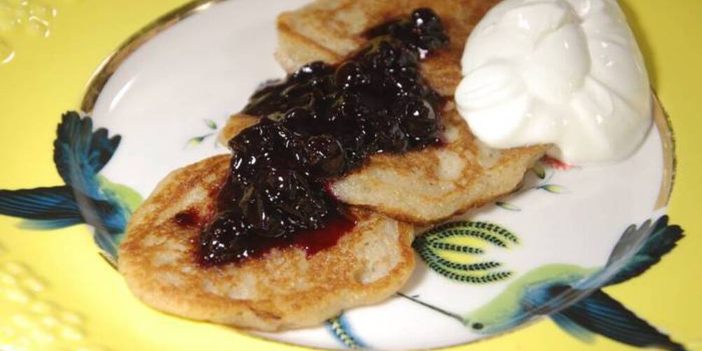 Рецепт блинчиков на кефире из трех видов муки