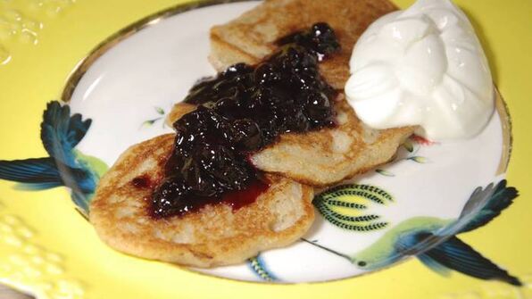 блинчики на кефире из трех видов муки