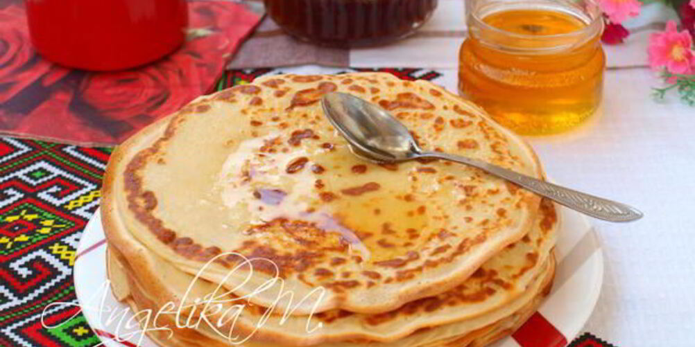 Рецепт блинчиков на ряженке