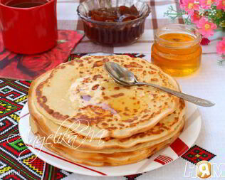 Блинчики на ряженке