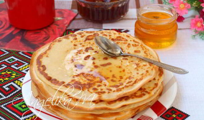 Блинчики на ряженке