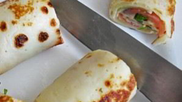 блинчики с форелью