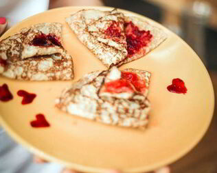 Блинчики с кипятком