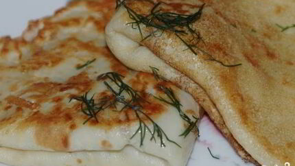 Блинчики с ливерной колбасой