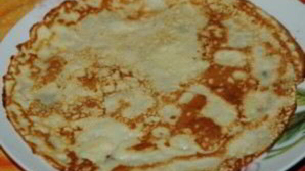 блинчики с ливерной колбасой