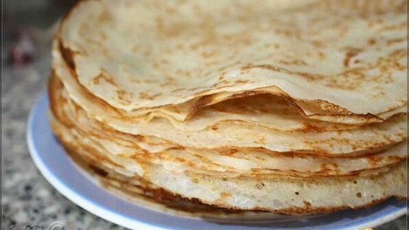 блинчики с мясом и сыром