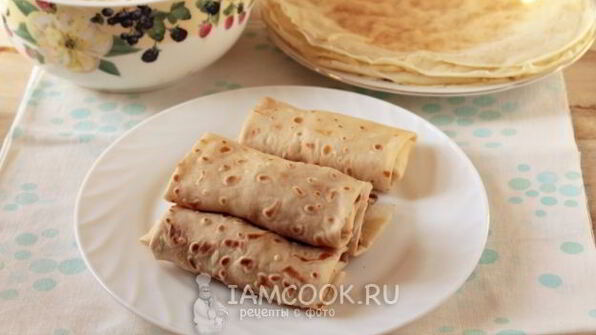 блинчики с творогом и изюмом