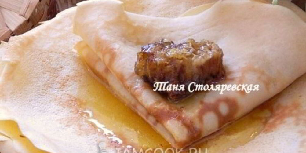 Рецепт блинов бисквитных