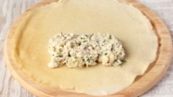 блины конвертом