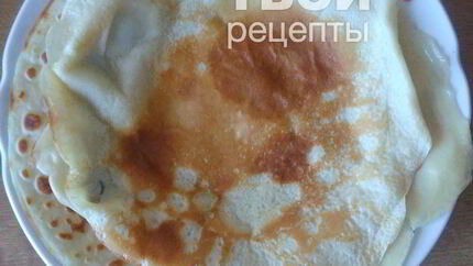 Блины на кислом домашнем молоке