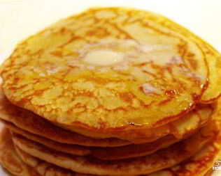 Блины на минеральной воде