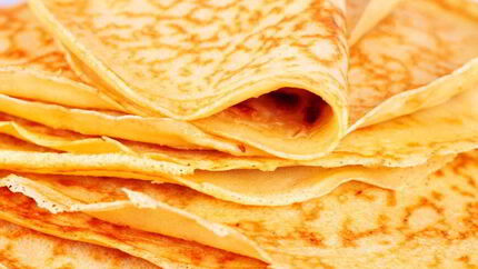 Блины на молоке тонкие сладкие