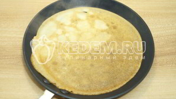 блины с фаршем и морковью по-корейски