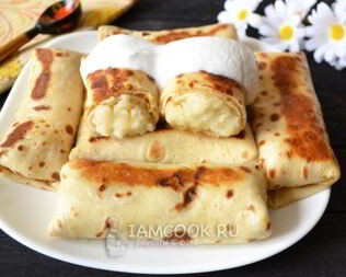 Блины с картошкой