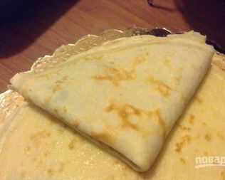 Блины сладкие на молоке