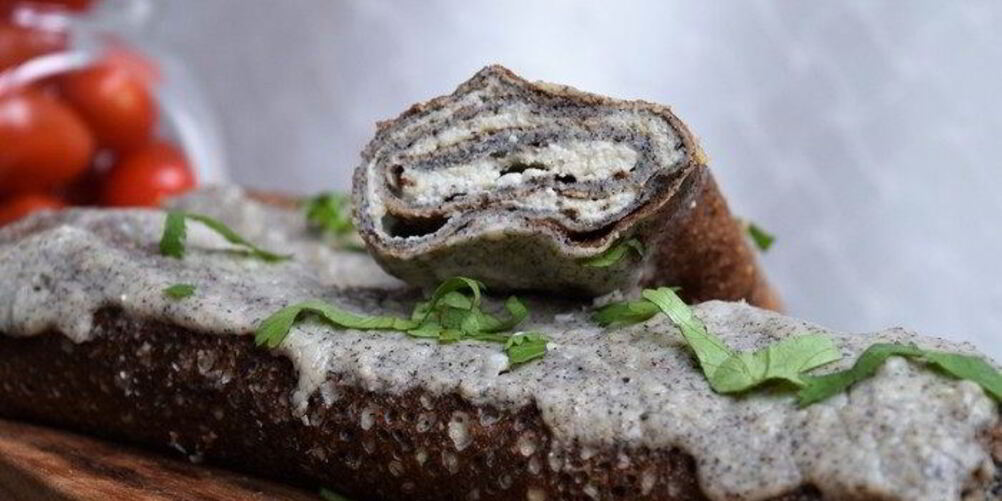 Рецепт гречневых блинчиков с баклажанной начинкой