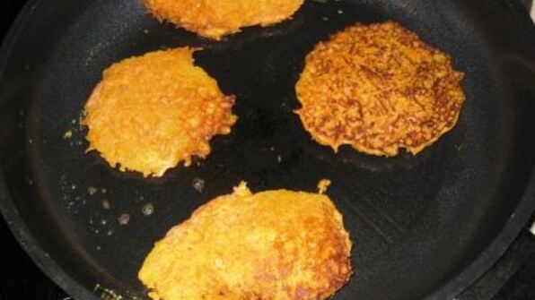 морковно-апельсиновые блинчики