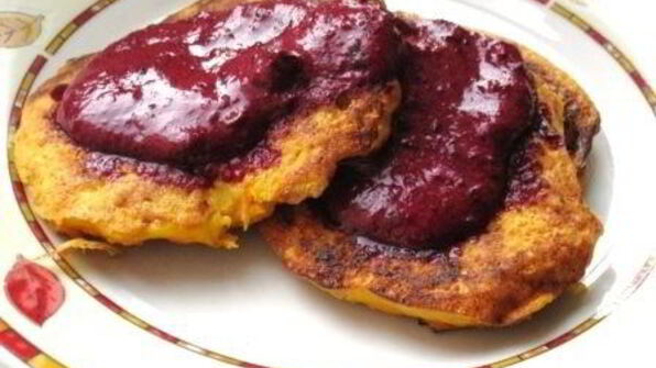 морковно-апельсиновые блинчики