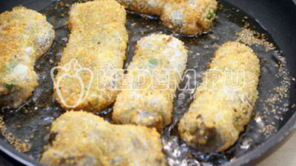 рисовые блинчики с грибами