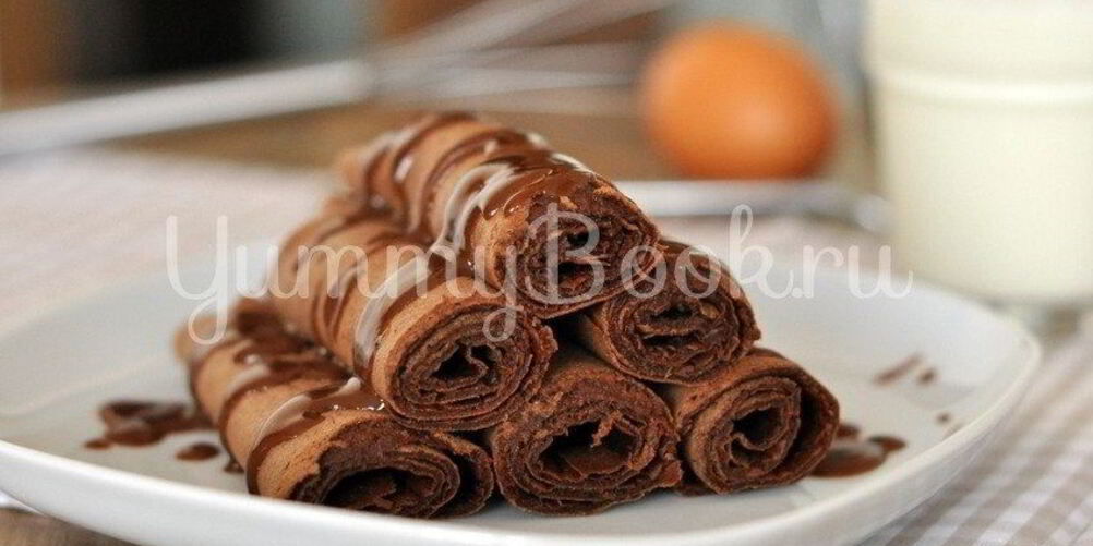 Рецепт шоколадных блинов