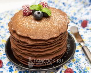 Шоколадные панкейки