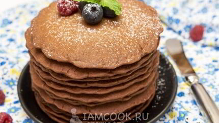 Шоколадные панкейки