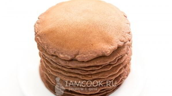 шоколадные панкейки
