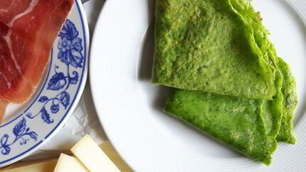 Шпинатные блины