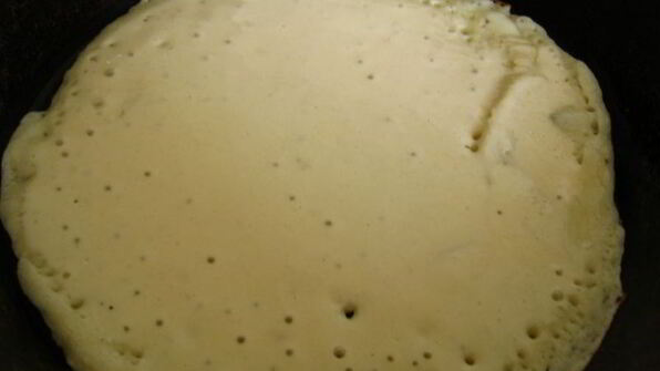 заварные блинчики на сладком йогурте