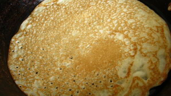 заварные блинчики на сладком йогурте