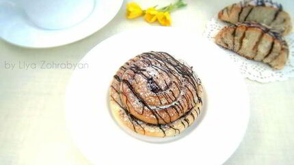 Ароматные булочки с корицей