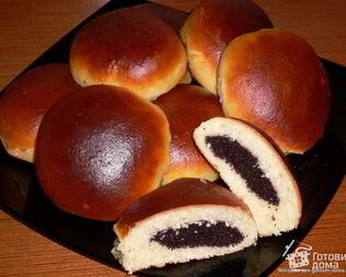 Булочки с маком