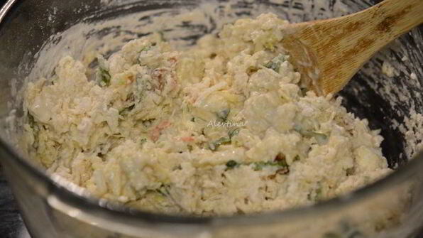 булочки с цукини и сыром