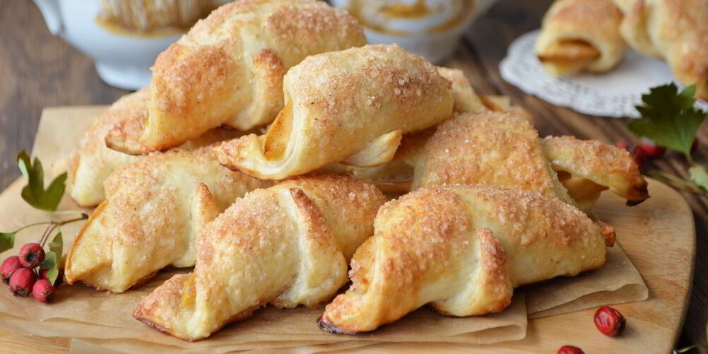 Рецепт круассанов в стиле яблочный пирог