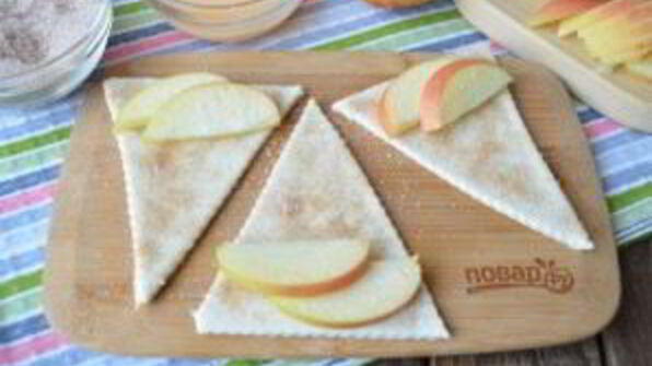 круассаны в стиле яблочный пирог