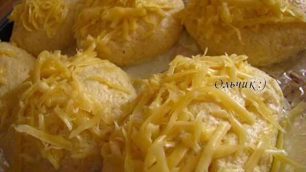 кукурузные булочки с сыром