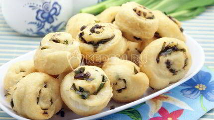 Пампушки с черемшой