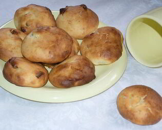 Булочки с творогом