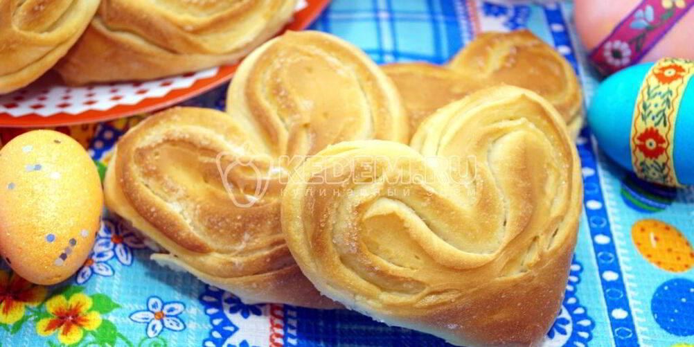 Рецепт сдобных булочек плюшки