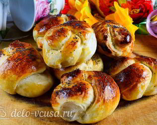 Сладкие булочки из дрожжевого теста