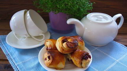 Сладкие булочки на кефире