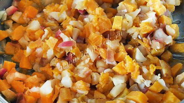 ватрушки с творожной начинкой из тыквы и яблок