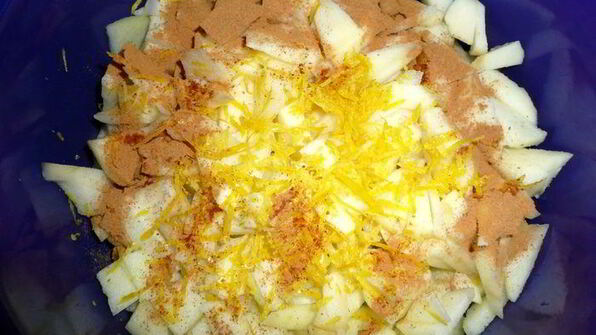 яблочно-маковые плюшки