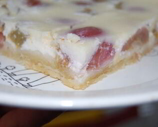 Безумие 6 Чизкейк ревень с виноградом