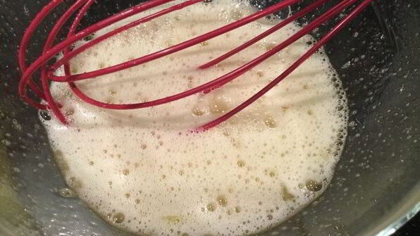 брауни-чизкейк с вишней