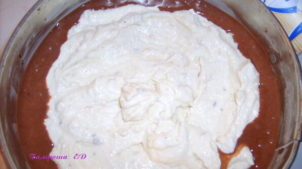 брауни с чизкейком