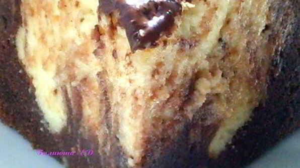 брауни с чизкейком