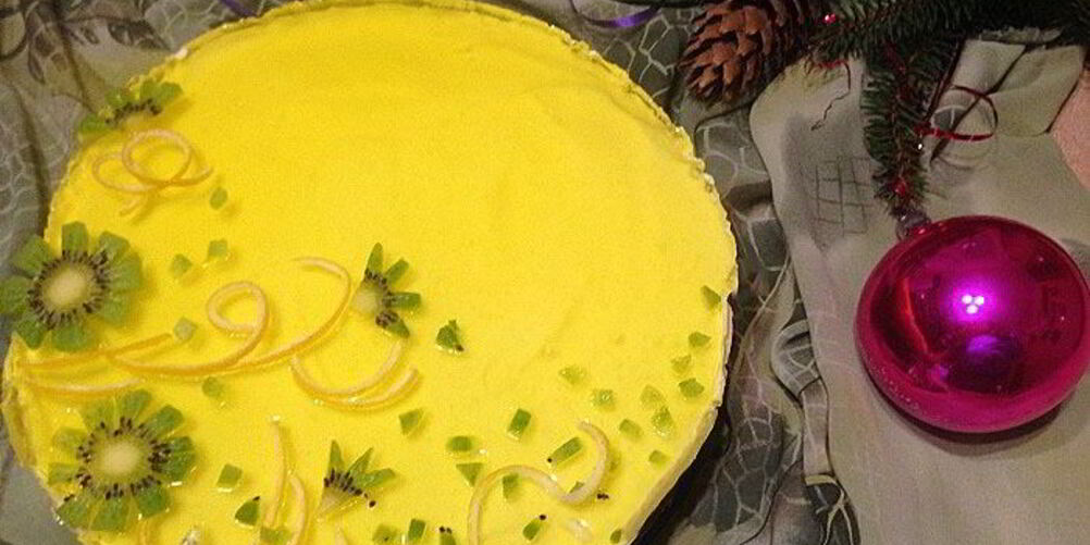 Рецепт быстрого лимонного чизкейка