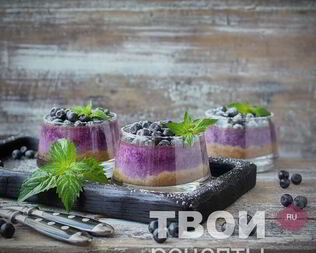 Черничный чизкейк